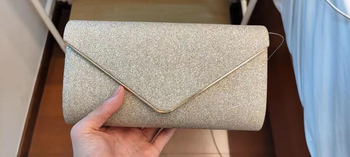Women's Glitter Envelope Evening Clutch Bags photo review