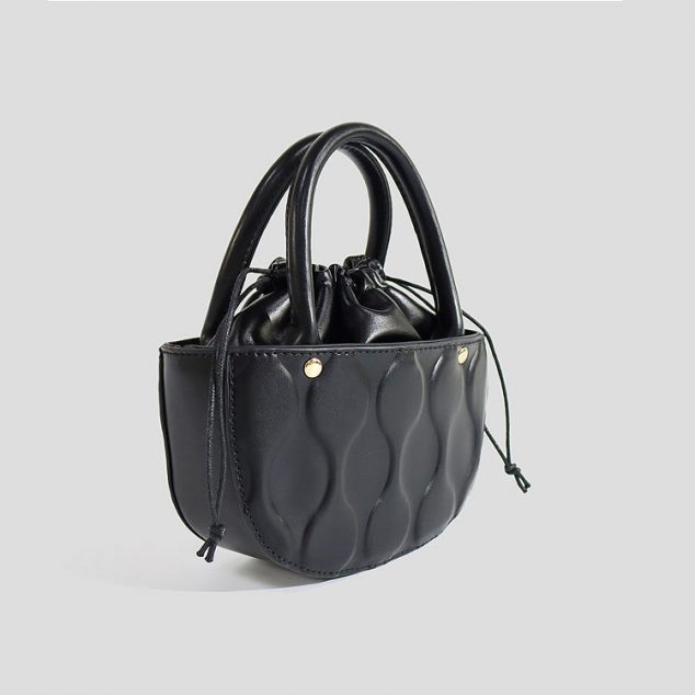 Women's Dumpling Mini handbag with Draw String Bag