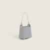 Women's Mini Pearls Top Handle Handbags with Crossbody Chains