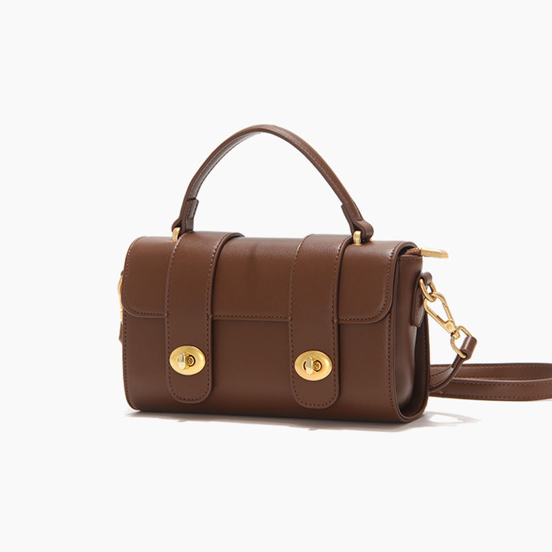 Women's Brown Crossbody Handbags in Vegan Leather