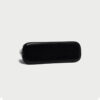 Women's Black Minimalism Baguette Bags in Vegan Leather