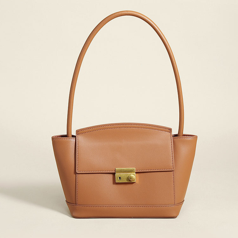 Women's Flap Shoulder Tote Bags in Genuine Leather