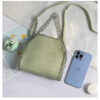 Women's Small Chains Crossbody Bags in Vegan Leather