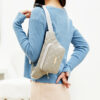 Women's Quilted Multi-Pocket Cross Body Fanny Packs
