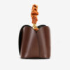 Women's Genuine Leather Bucket Bags with Drawstring Bag inside