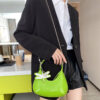 Women's Genuine Leather Small Hobo Handbags with Crossbody Chains