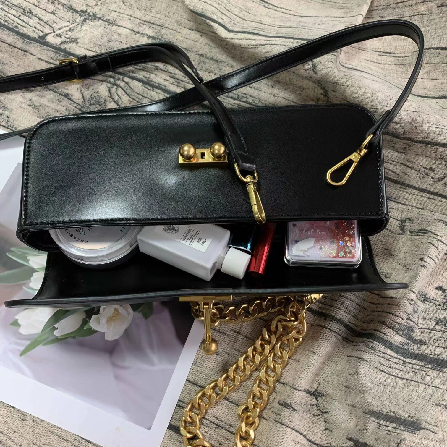 Mini Minimalist Chain Box Bag
