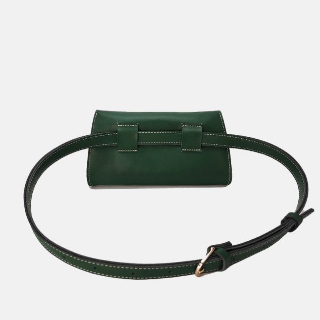 Women's Genuine Leather Flap Waist Fanny Packs
