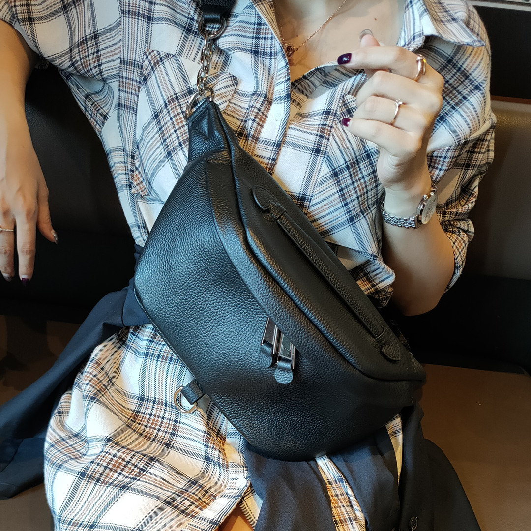 Women's Plus Size Genuine Leather Fanny Packs - ROMY TISA