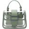 Women's Clear PVC Handbag with Crossbody Chains