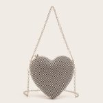 Women's Heart Shape Evening Clutch Bag