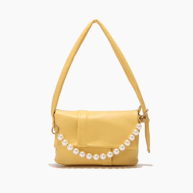 Women's Shoulder Bags with Pearls Chains