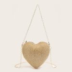 Women's Heart Shape Evening Clutch Bag