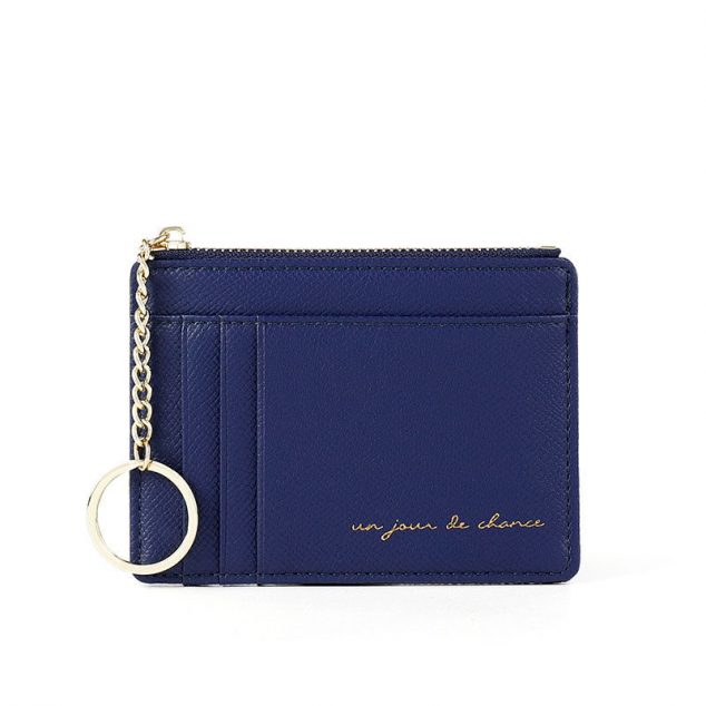 Women's Vegan Leather Mini Purse with Zipper