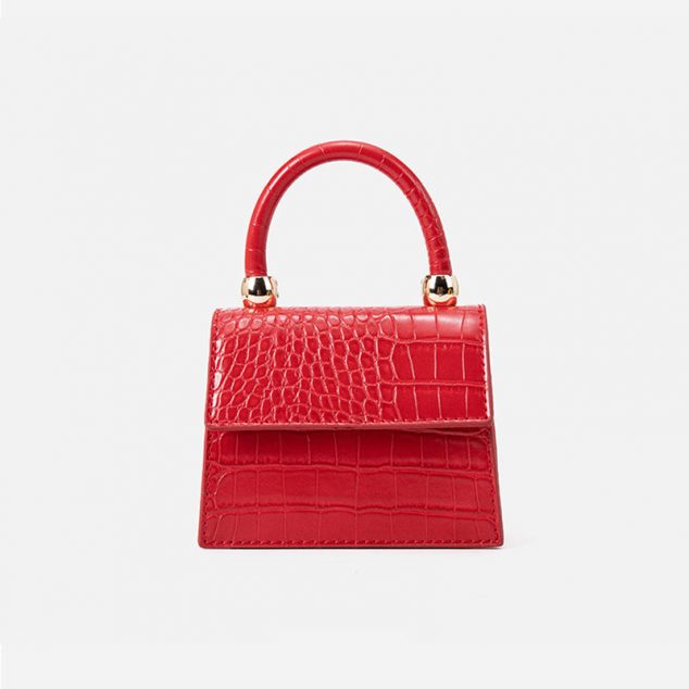 Croc Print Mini Crossbody Handtaschen für Damen