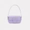 Women's Flap Baguette Bags in Vegan Leather