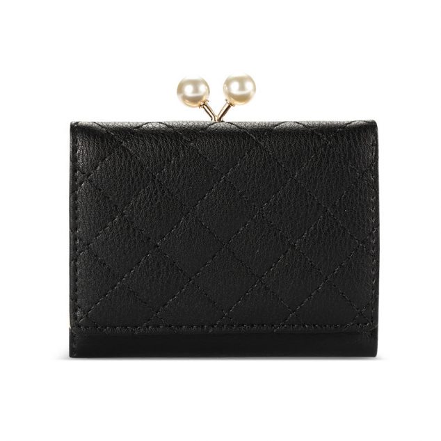 Women's Quilted Vegan Leather Mini Coin Purse