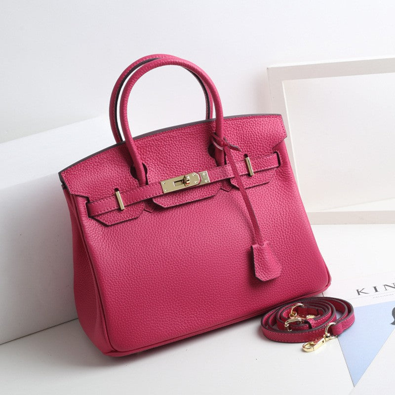 Women's Genuine Leather Top Handle Handbags