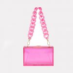Women's Square Clear Crossbody Clutch Handbags