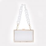 Women's Square Clear Crossbody Clutch Handbags