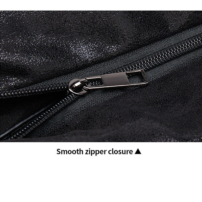 Women's Chains Large Vegan Hobo Bags in Black
