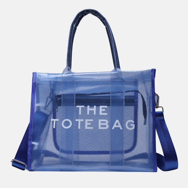 Women's Letter Print Clear Tote
