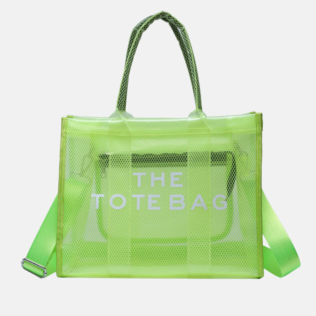 Women's Graffiti Clear Tote Bags with Pouch - ROMY TISA