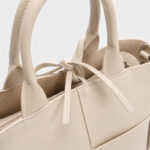 Sacs fourre-tout tissés en cuir véritable pour femmes