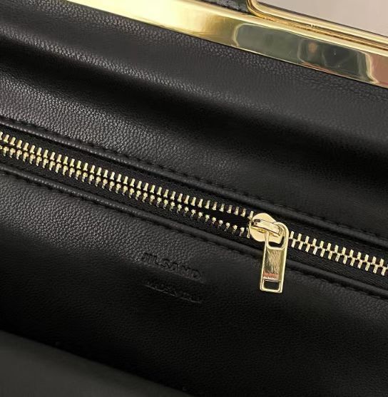 Women's Minimal Long Baguette Bags Genuine Leather