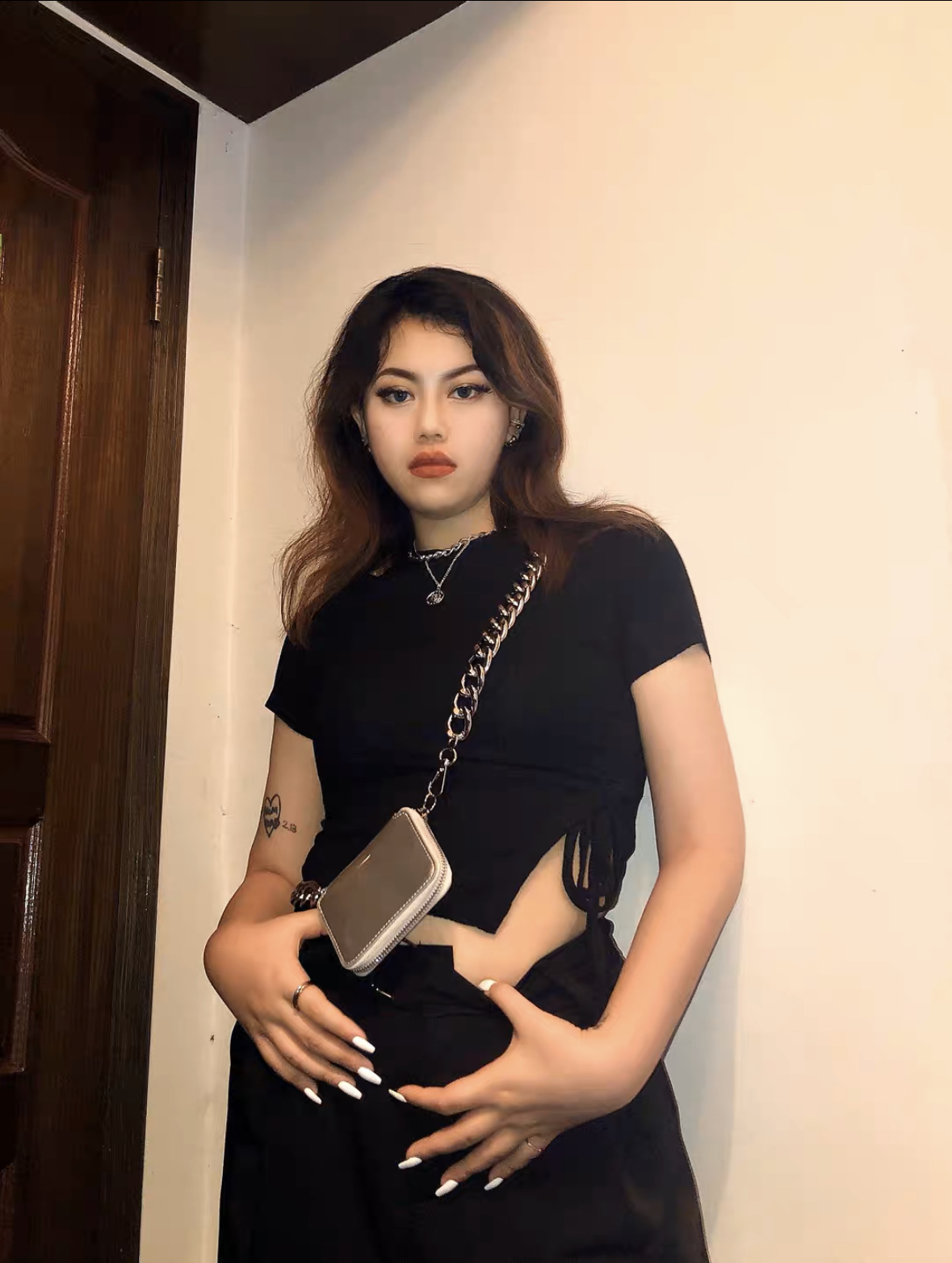 Women's Large Chain Mini Crossbody Purse photo review