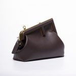 Women's Leather Irregular Clutch Bags
