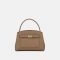 Women's Small Genuine Leather Minimal Satchel Bags with Shoulder Strap