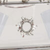 Women's Clear PVC Rhinestones Crossbody Evening Clutch Bags