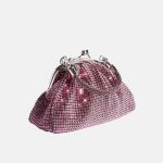 Women's All Over Rhinestones Evening Clutch Bags with Straps