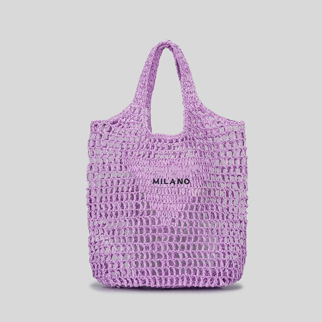 Women's Straw Woven Hollow Out Beach Tote Bags