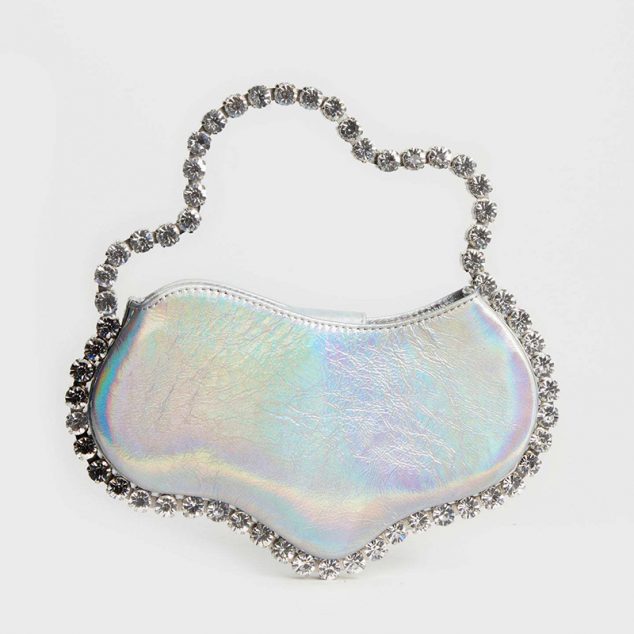 Women's Rhinestones Trim Evening Clutch Bags