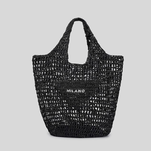 Women's Straw Woven Hollow Out Beach Tote Bags