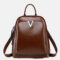 Women's Genuine Leather Minimal Backpacks