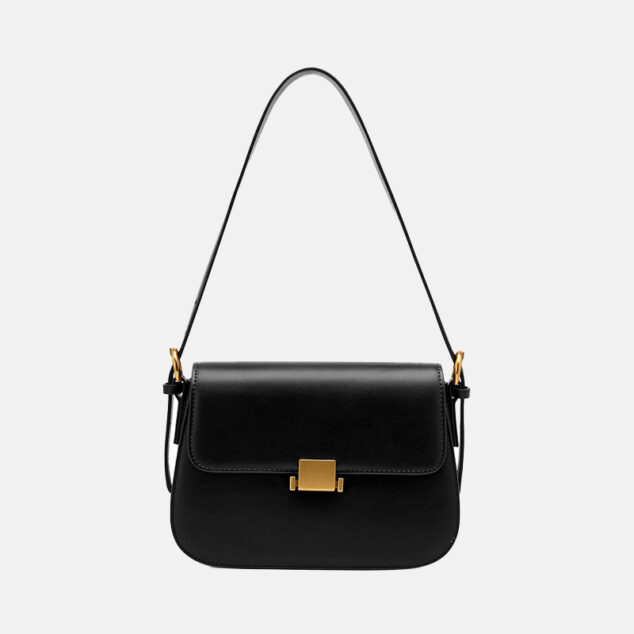 Women's Minimalism Messenger Bags in Genuine Leather