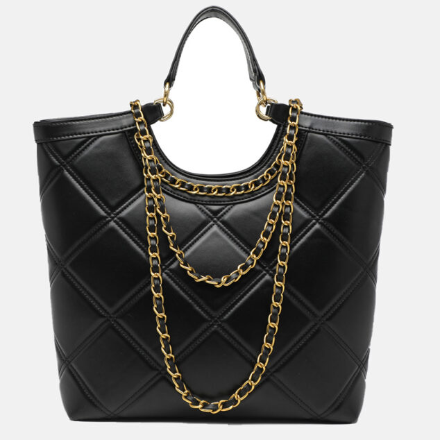 Women's Large Capacity Genuine Leather Boston Tote Bag