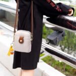 Women's Square Leather Crossbody Shoulder Phone Bag photo review