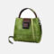 Damen Echtleder Crossbody Bucket Bag mit mehreren Fächern