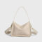 Women's Genuine Leather Hobo Bag with Crossbody Strap
