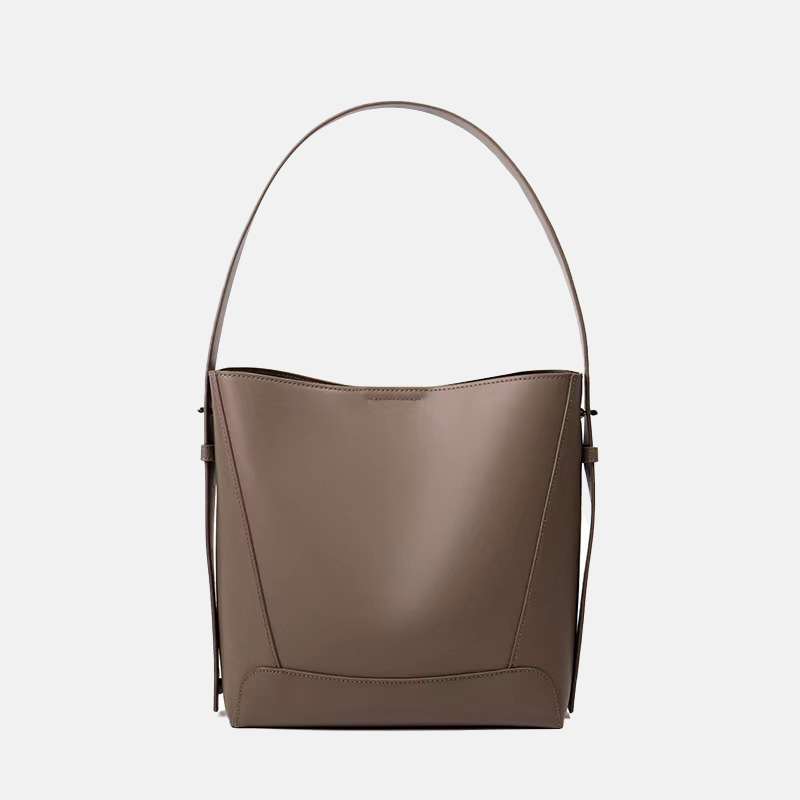 Women's Large Capacity Leder Bucket Bag