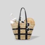 Women's Large Woven Tote Bag for Beach and Vacation