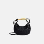 Women's Mini Woven Leather Crossbody Clutch Bag