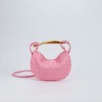 Women's Mini Woven Leather Crossbody Clutch Bag