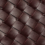 Mini pochette en cuir tressé pour femmes