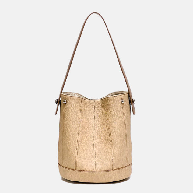 Women's Genuine Leather Crossbody Mini Bucket Bags - ROMY TISA