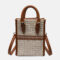 Women's Woven Straw Shoulder Tote Bag for Beach Vacation